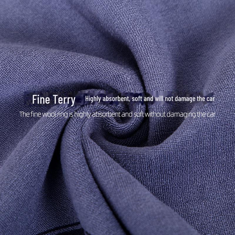 Microfiber Double-Sided Absorbent Car Cleaning Towel