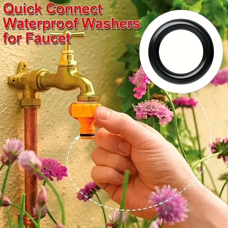 40Pcs O Ring For High Pressure Washer 1 In 4 Inch 3 In 8 Inch M22 Quick Disconnect Fitting Gasket Washer Seal O Ring Rubber Set