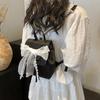 Bow Backpack Women's New Fashion Casual Small Backpack Travel Versatile Bag