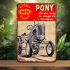 Masey Harris Little Pony Panneau Métallique Vintage Aluminium Antirouille Décoration Murale en Aluminium