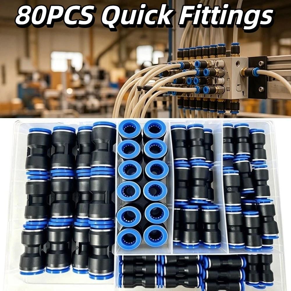 Plastic Quick Fittings Push in Pipe Connector Pneumatic Connector Automated Assembly Lines