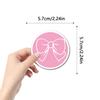 10/50Pcs  Cute Pink Coquette Bows Stickers Pink Bows Waterproof DIY Stickers Pack for Watercup Laptop Scrapbook Notebook Diary Stickers