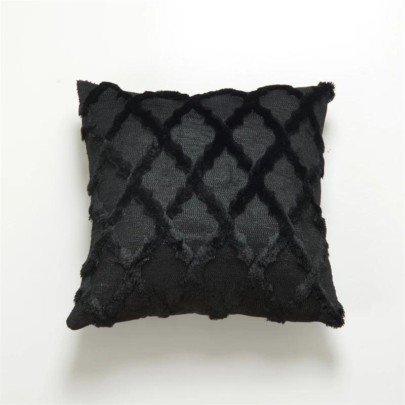 Soft Plush Cushion Cover 45x45cm - Nordic Style Pillowcase for Chair, Couch & Living Room, Stylish Home Decor Essential
