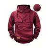 Men S Solid Color Hooded Sweatshirt Casual Loose Long Sleeve
