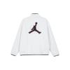 Jordan Fearless Logo Stand Collar Zip-Up Fleece Jacket Men Jackets Light-Silver-Grey FV4017-029