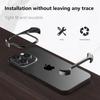 Luxury Irregular Aluminum Alloy Shockproof Phone Case for Apple iPhone 17 Pro Max/17 Air/ 16 Plus/ 15 Pro - Reinforced Bumper with Aromatherapy Design