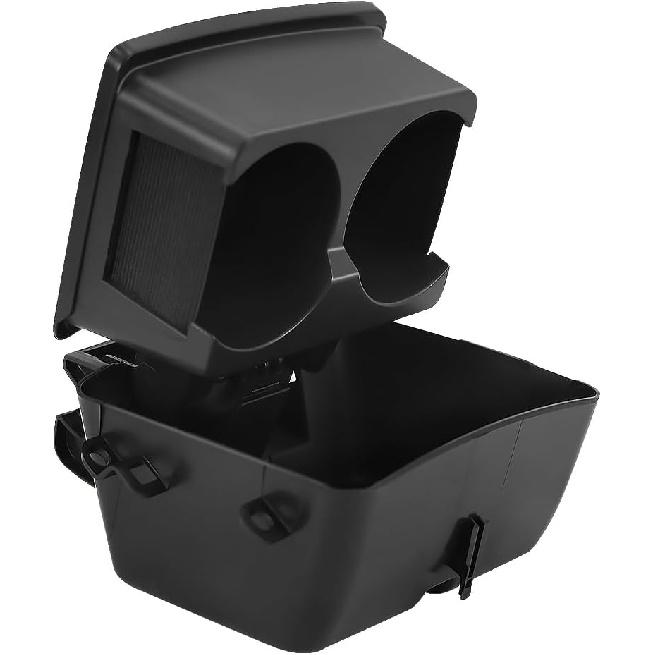 COOL STAR Black Rear Seat Center Console Cup Holder Compatible With Ford Explorer 2011- Replaces GB5Z-7813562-BA GB5Z7813562BA