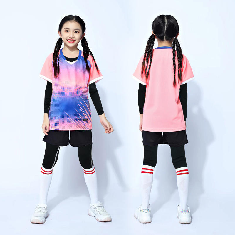 Soccer Uniform Suit Men'S Training Team Uniform Jersey Children Adult Sports Suit Royal Blue Ball Jersey