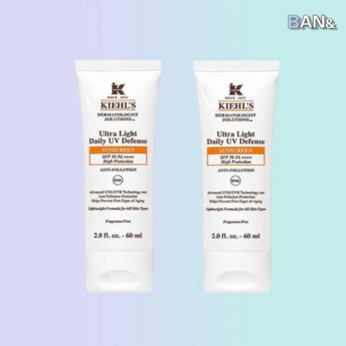 [Kiehl s] Kiehl s Sunscreen Ultra Light Daily UV Defense Sunscreen 60mlx2 (17503194)