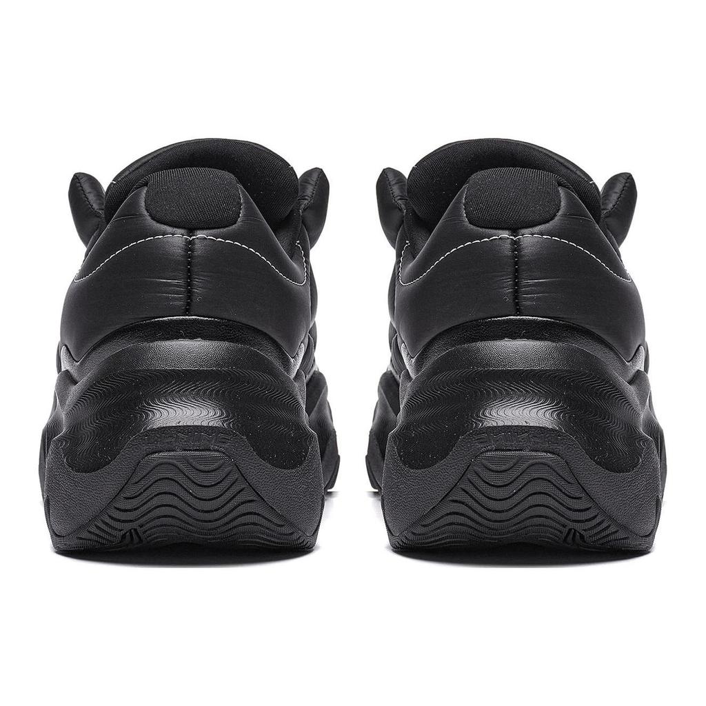 Li Ning Slip Resistant Abrasion Resistant Low top Casual Shoes Women's Black AZGT072-3