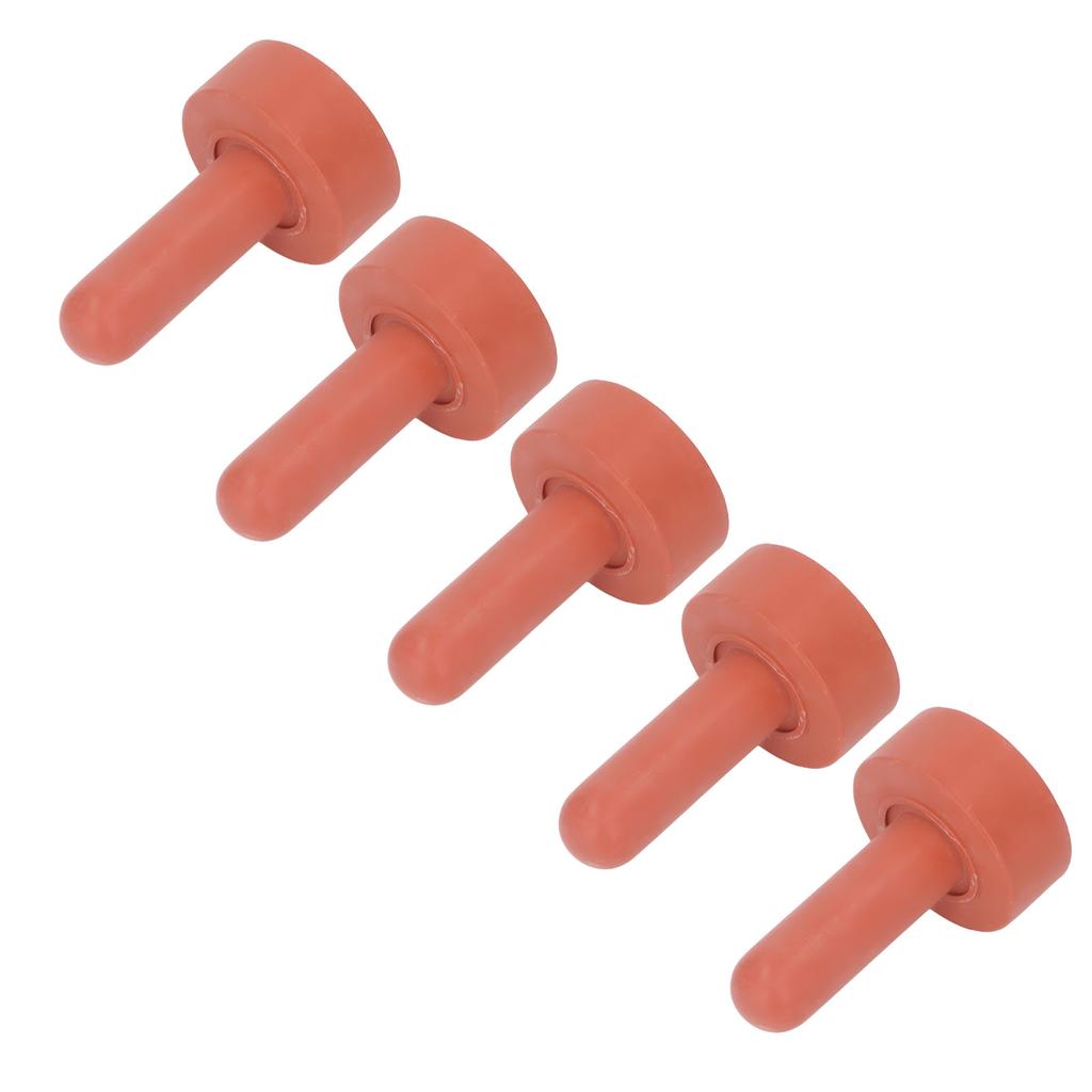 5pcs Small Animal Milk Drink Nipples Nurse Feeding Supplies Calf Nipples Silicone Livestock Nursing 