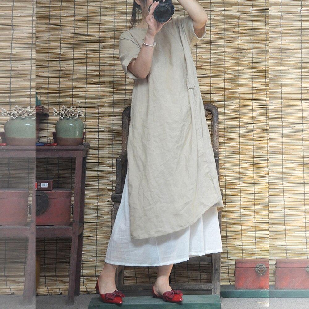 Johnature Femei Casual Fuste Albe Bumbac Vară Femei Render Fuste A-Line