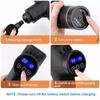Smart Touch Screen Massage Gun High Frequency Body Muscle Relaxation Electric Massager With Portable Bag Therapy Gun For Fitness