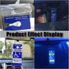 JOYCOURT 2PCS Portable Handicap Placard Holder, Ultra Transparent Disabled Parking Permit Placard Sleeve Protective Holder Cover with Large PVC