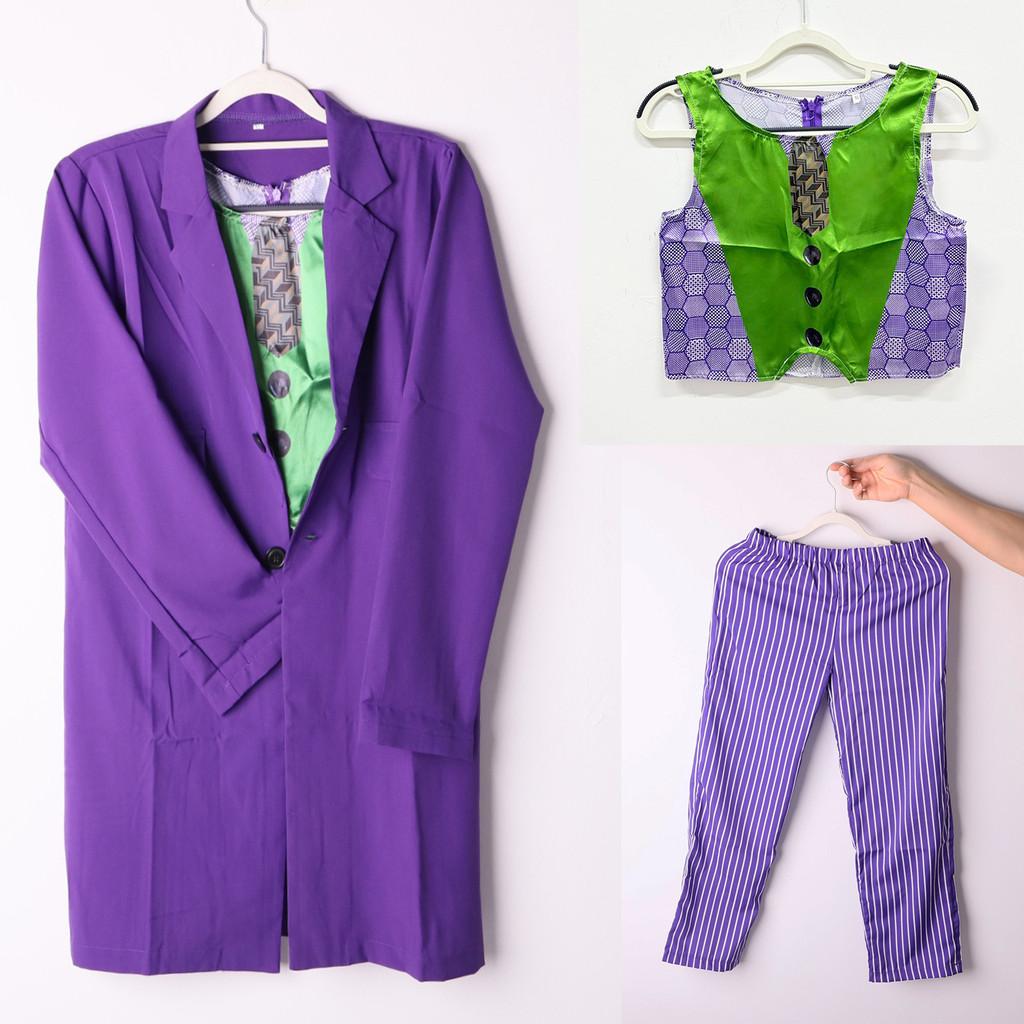 Stunning Joker For Kids Featuring Vibrant Purple Color And Premium Polyester Fabric Perfect For Halloween Parties And Events