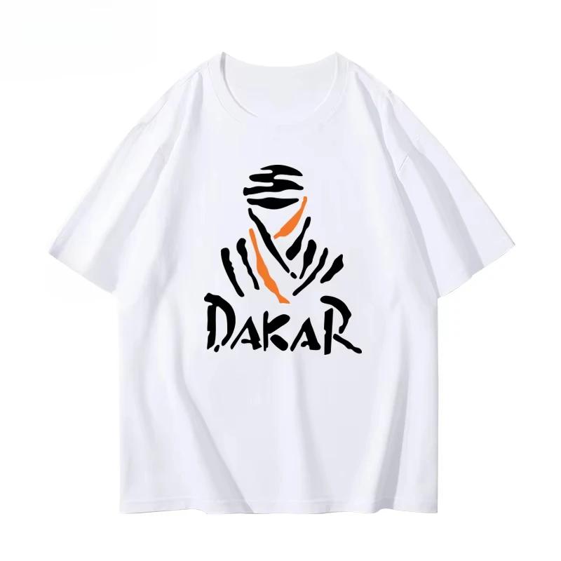 Dakar Rally Short Sleeve Cotton T-shirt 2025 Summer High-end Men Women Casual T-shirt Fashion Streetwear Outdoor Soft Top Tees