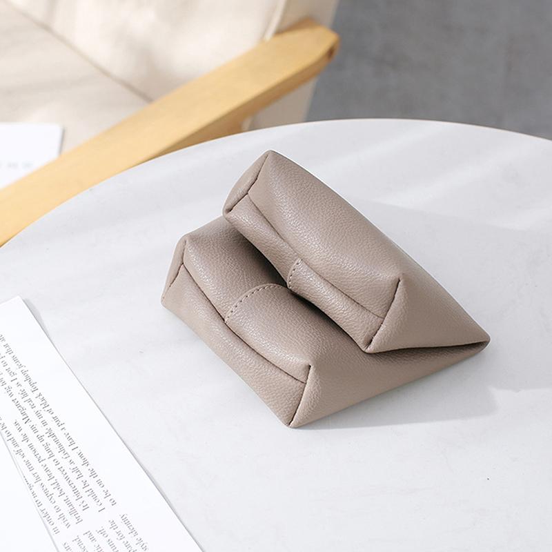 Tissue Box Light Luxury Living Room Creative Nordic Rectangular Storage Tissue Dispenser Car Leather Pumping Paper Box