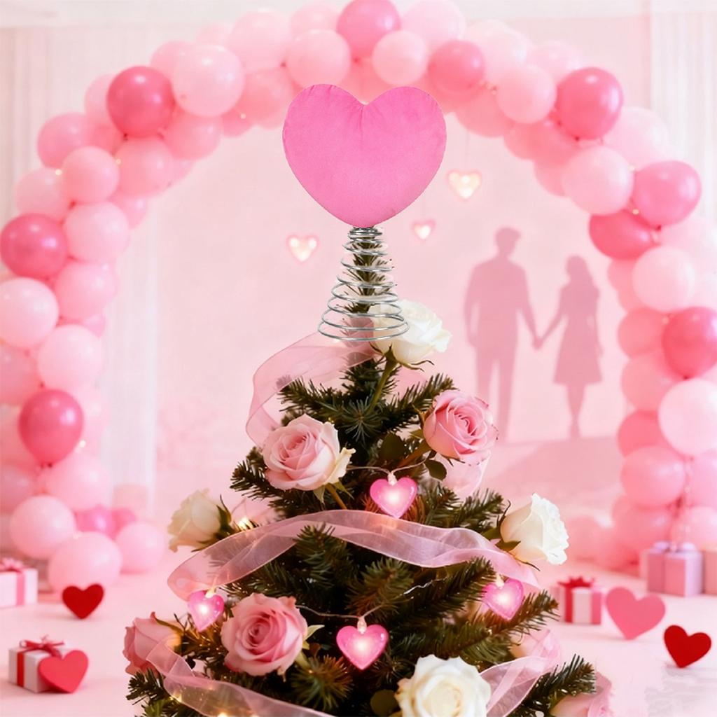 Valentine's Day Plush Love Tree Top Decoration