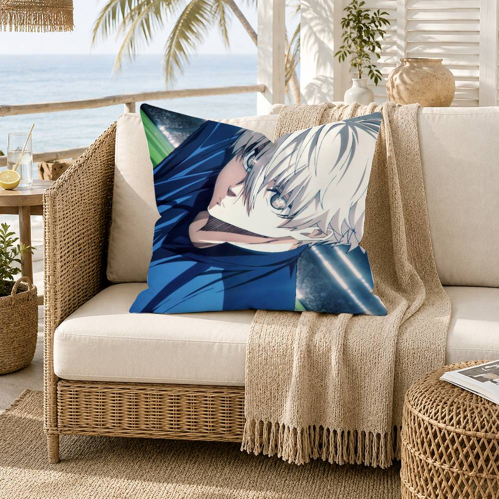 BBLUE LOCKS SSeishiro Nagi Pillow Case for Sofa Living Room Home office Decor Protective Cover