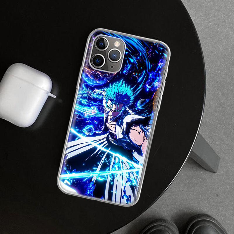 

Чохол Grimmjow 6 Bleach для iPhone 11 12 13 Mini 14 15 Plus 16 Pro Max 17 Air 7 8 + SE Мистецтво Налаштовані Fundas 11 12 13 iPhone 17 Air