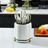 Rotary Cutter Holder Multi-purpose Chopsticks Tableware Rack  Modern for Home Tableware Kitchen Cutlery Chopsticks Holder