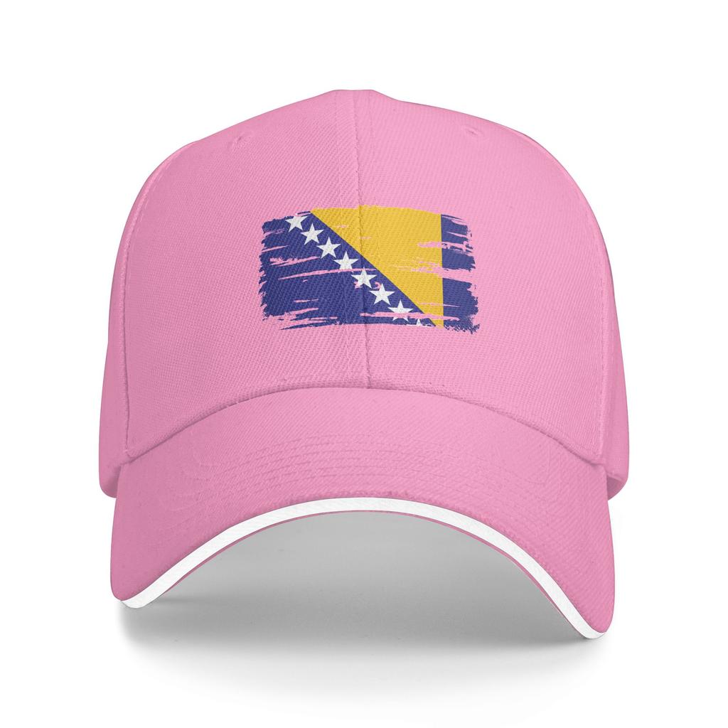 Bosnia Flag Symbol Casual Baseball Cap Outdoor Sport Hip Hop Hats Summer Hot Sale Unisex Unisex Vintage Baseball Caps
