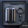 Titanium Gray For Great Wall Gwm Wey Tank 300 400 500 700 Tank300 Smart Remote Car Key Case Cover Keychain Holder Accessories