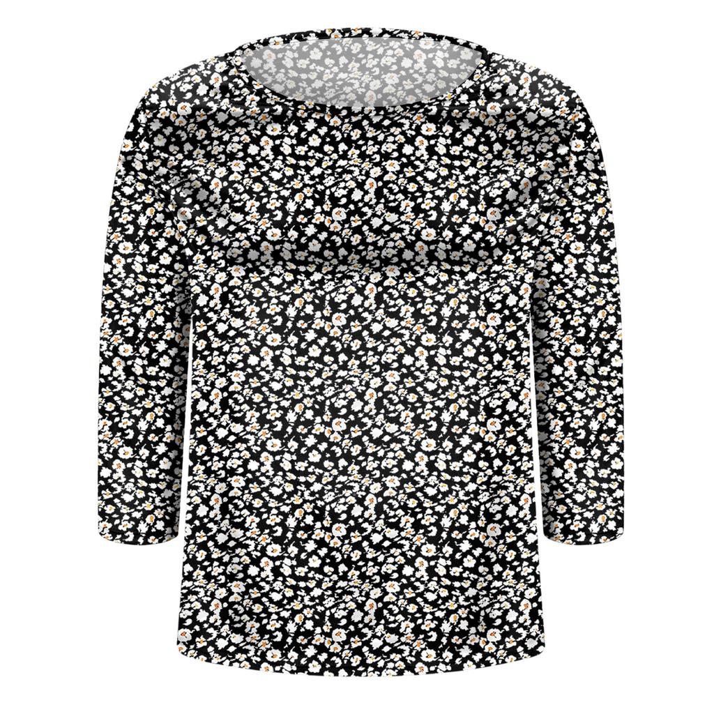 Blouse For Women Dressy 3/4 Long Sleeve Shirts Business Casual Outfit Tops