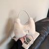 Autumn and winter 2026 new plush bag imitation mink hair handbag Korean fashion messenger imitation fur fur bag