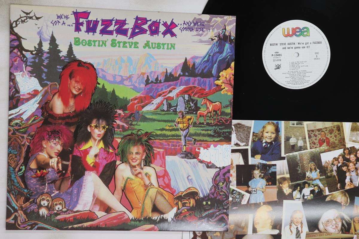 

LP Record WE VE GOT A FUZZBOX & WE RE GONNA U - Bostin Steve Austin P13491 WEA 1987 Japan Rock Used