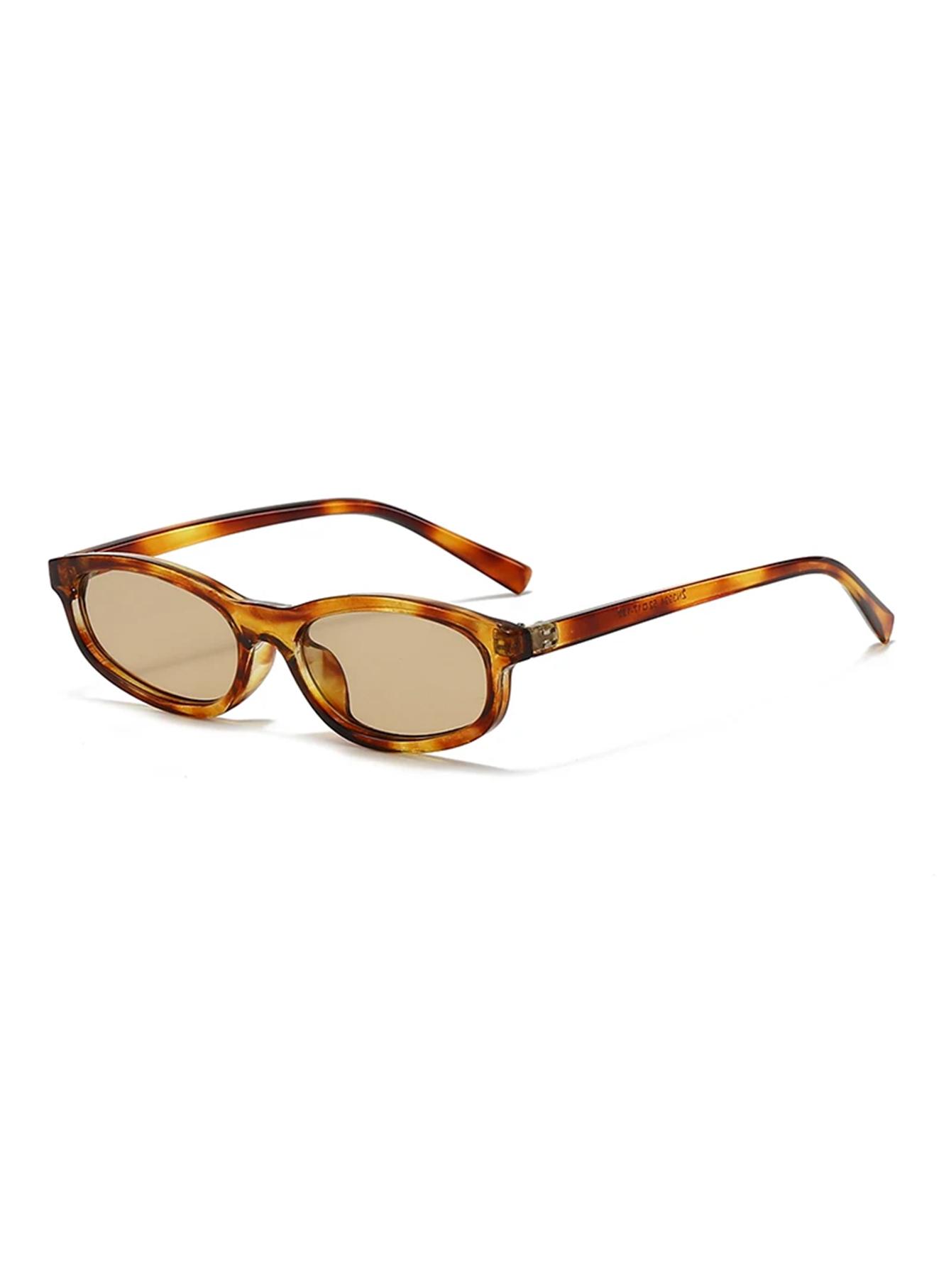 1Pc Retro Cat-Eye Frame Women s Sunglasses, Trendy Narrow Frame Design That Modifies the Face Shape, Suitable for Vacation Wear