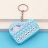 Mini Size Musical Instrument Toy Portable Piano Key Chain Electronic Keyboard Keychain  Children