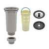 Gaona Sink Trap, Compatible with 11.5cm Drain Diameter, with Adapter, for Mini Kitchen Sinks, GA-PB064