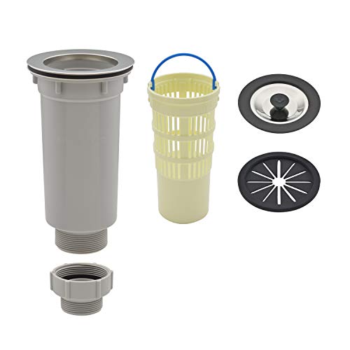 Gaona Sink Trap, Compatible with 11.5cm Drain Diameter, with Adapter, for Mini Kitchen Sinks, GA-PB064
