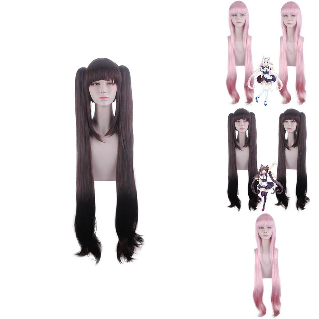 Nekopara Chocola Vanilla Vestito da Cameriera Gatto Costume da Serva Cuciture Perfette Traspirante