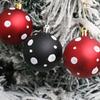 6pcs Cartoon Electroplated Hanging Balls Plastic Xmas Tree Pendants  Home Wedding Ornaments