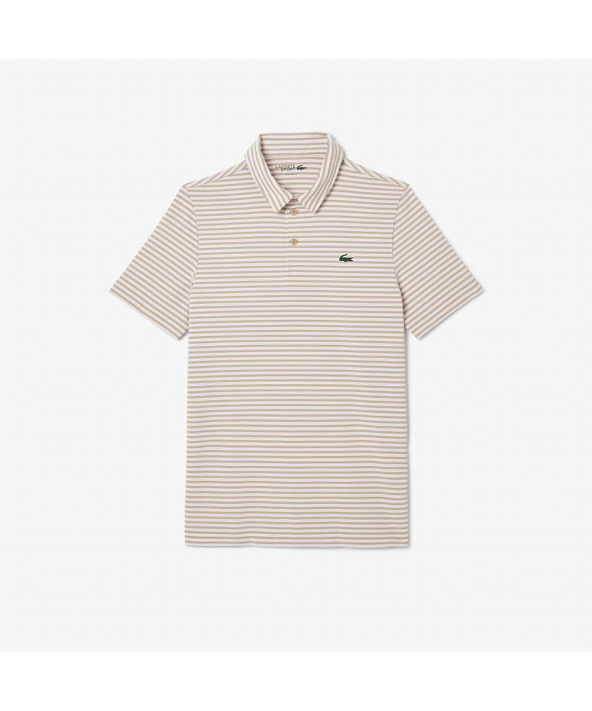 LACOSTE Men'S Golf Striped Short Sleeve Polo Shirt Dh7418-55N 7Ry
