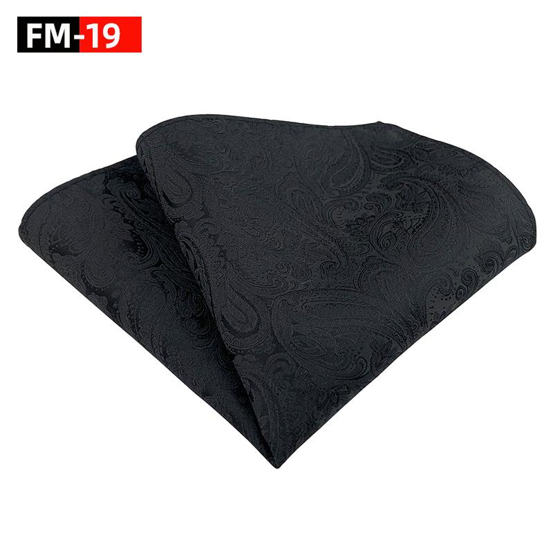 Elegant Plain Polyester Pocket Square for Men - Satin Finish Handkerchief