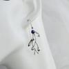 Vintage Blauwe Steen Tak Bladeren Dangle Hook Oorbellen Voor Vrouwen Mode-sieraden Etnische Tribal Verklaring Drop Earring Accessoires
