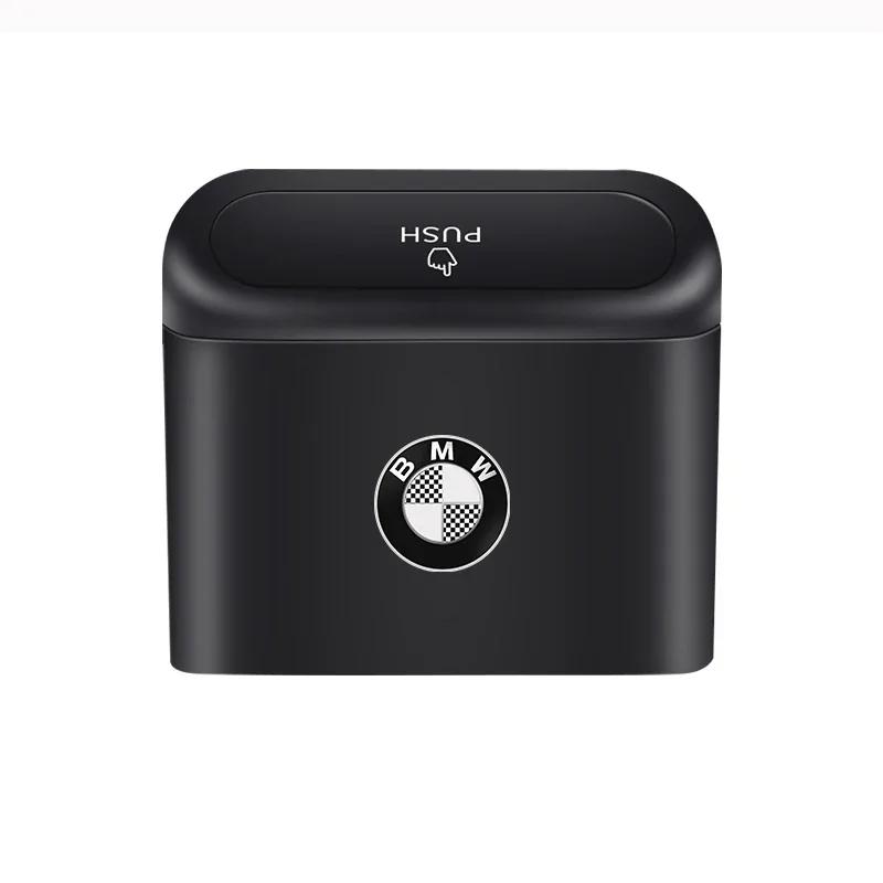 2025 Hot Car Trash Can Portable Hanging Vehicle Waste Case Car Logo For BMW E34 E46 E39 E38 E90 E60 E36 F30 F30 F10 E92 E38 E9