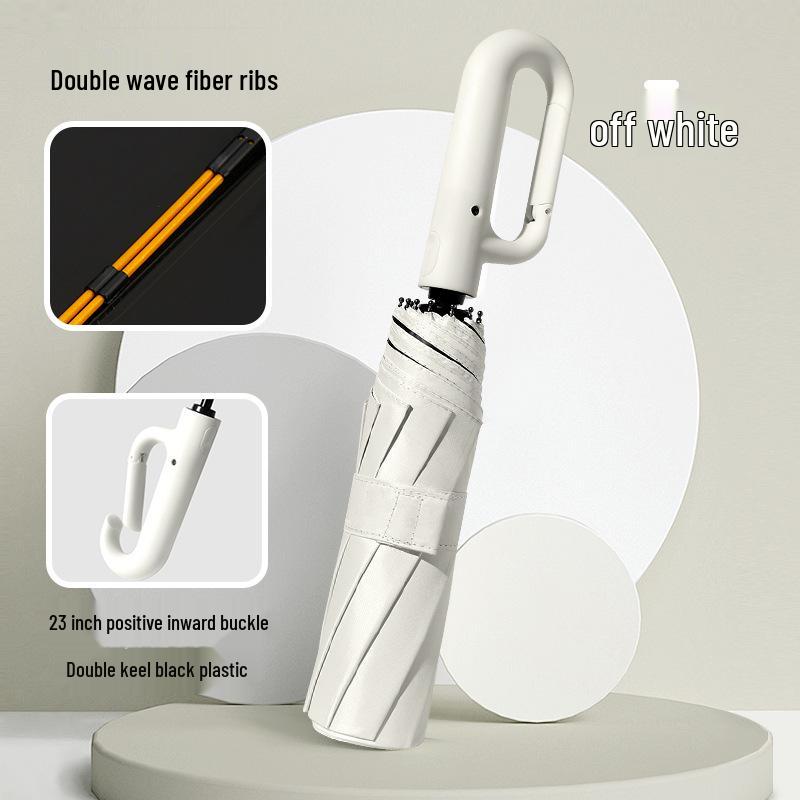 23" Double Rib Dual-Use Automatic Umbrella: Sun & Rain Protection for Two