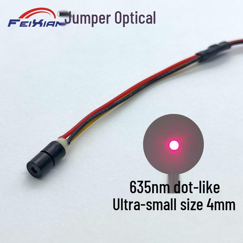 Ultra-Small 635nm 1mW 5V Laser Module Dot Head (4x8mm)