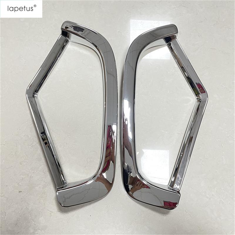 Front Fog Light Lamp Frame Eyebrow Cover Trim For Toyota RAV4 RAV 4 XA50 2024 2025 Chrome Accessories