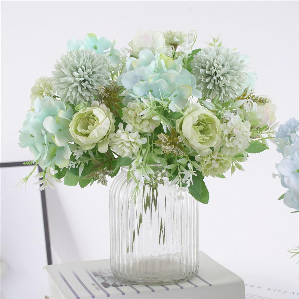 Beautiful Artificial Silk Fake Flowers Wedding Valentines Bouquet Bridal Decor