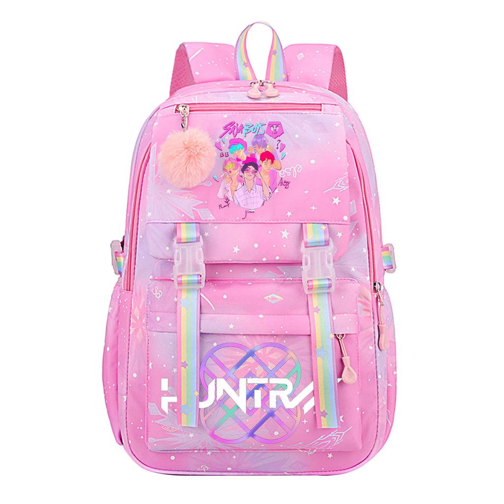 Schulrucksack mit großer Kapazität und Schultergurt; Schüler Drei-teiliges Federmäppchen-Set