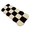 Runner Rug Black White Plaid Pattern Vintage Style Water Absorbent Stain Resistant Runner Carpet for Home Room Type1