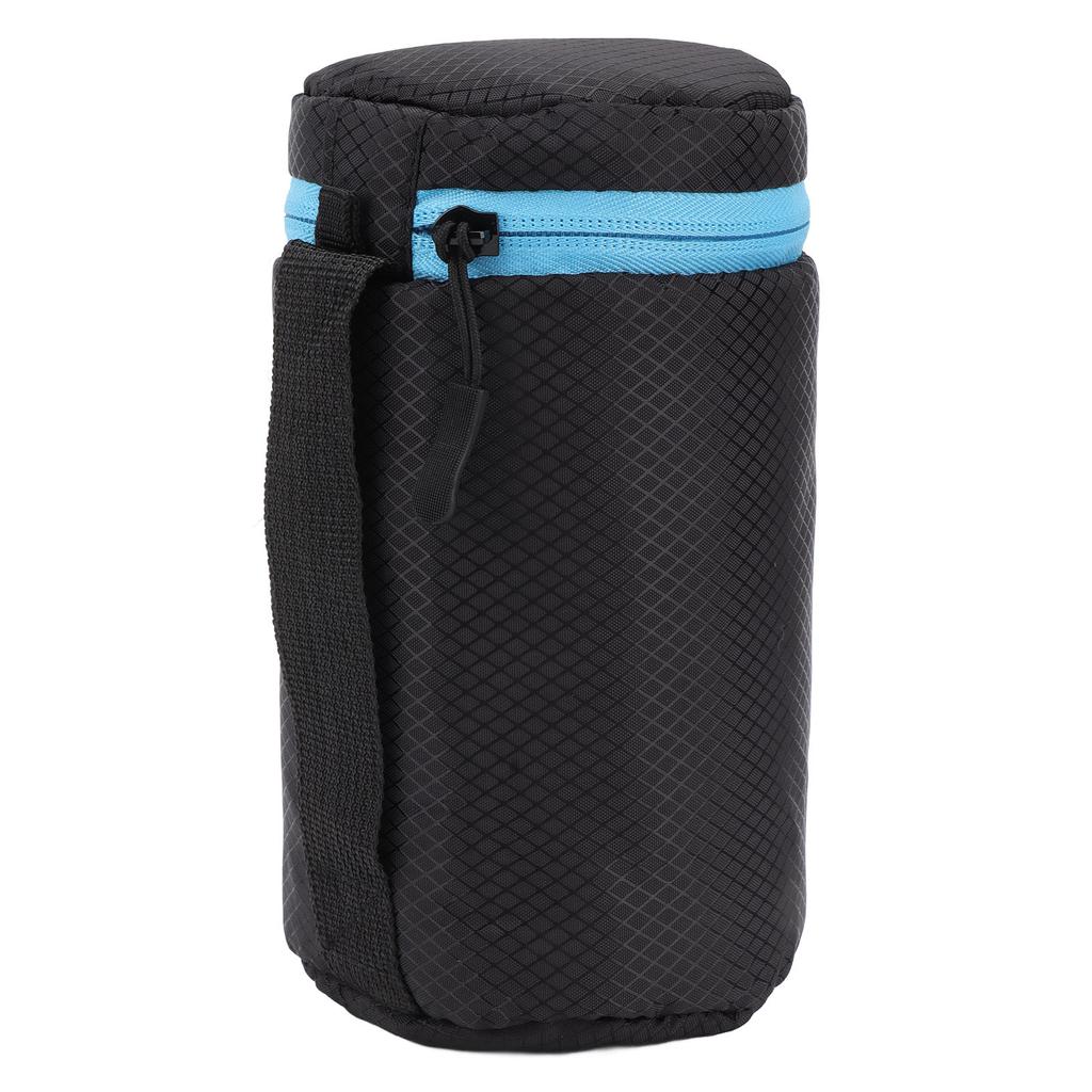 Camera Lens Protective Pouch Neoprene Waterproof Lens Case Bag with Zipper for DSLR Camera L