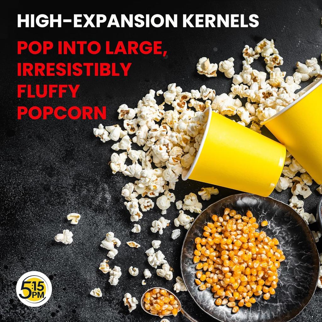 5:15PM Maiskörner Samen 400g | Große Gourmet Popcorn Samen | Hohe Expansion Snack Popcorn