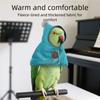 Winter Parrots Cloaks Soft Thickened Fabric Warm Bird Capes For Cold Weather Easy To Wear And Clean