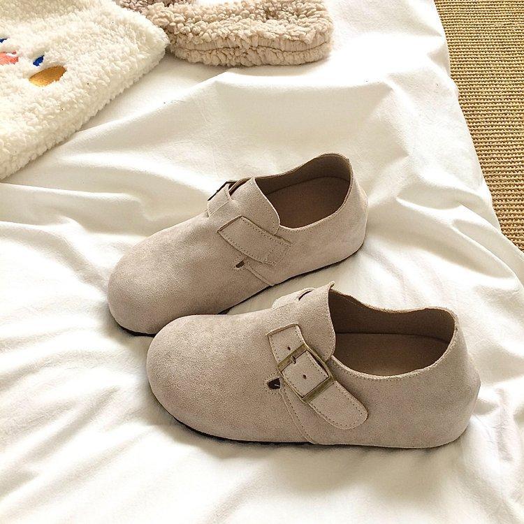 

Внутренняя версия с увеличением роста! Туфли Boken «все включено» для женщин, новая весенняя платформа 2025 года, универсальная повседневная мода Boken, одинарные туфли 35